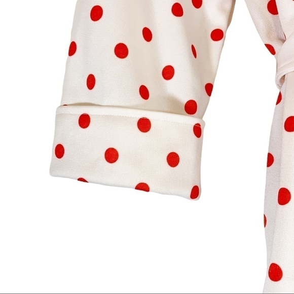 Vintage Pinup Rockabilly Polka Dot Top Size S/M - Picture 3 of 4